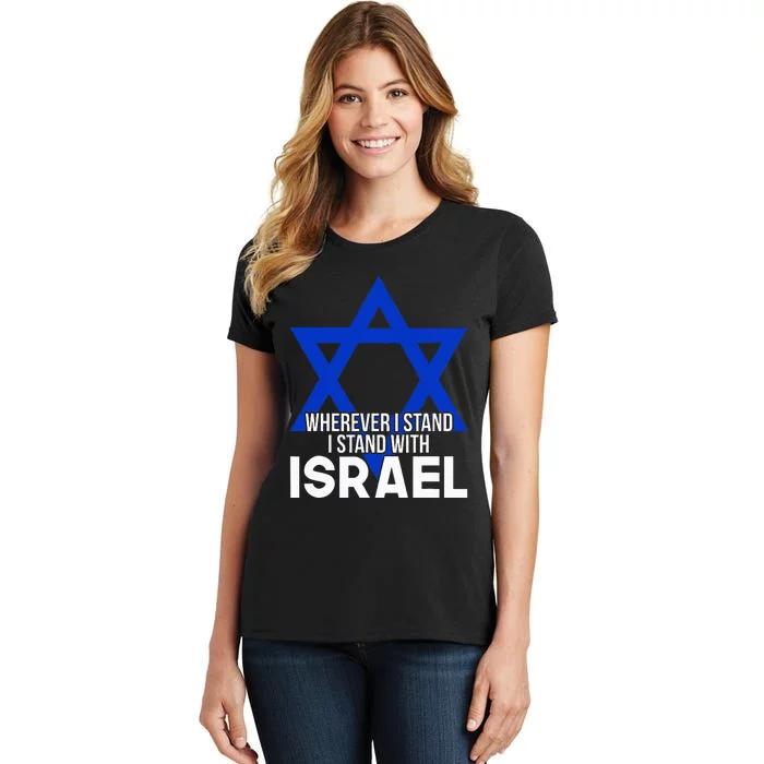 I Stand I Stand With Israel Women's T-Shirt