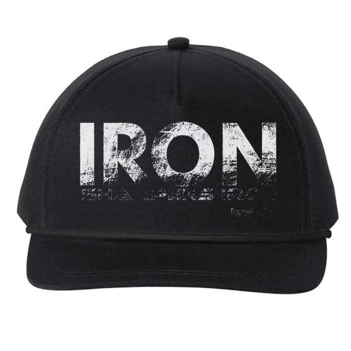 Iron Sharpens Iron Snapback Five-Panel Rope Hat