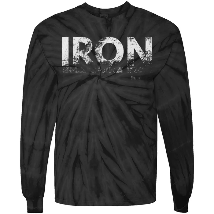 Iron Sharpens Iron Tie-Dye Long Sleeve Shirt