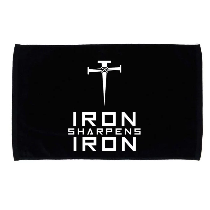 Iron Sharpens Iron Christian Faith Microfiber Hand Towel