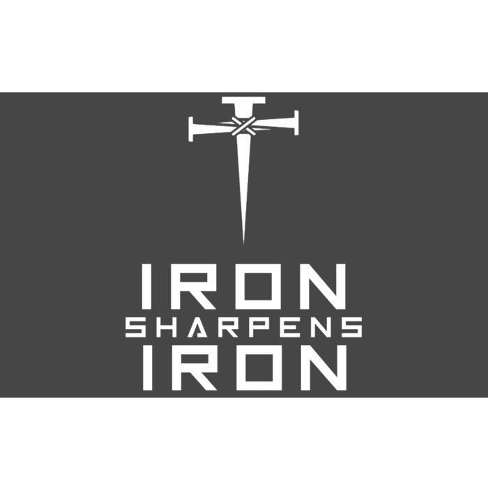 Iron Sharpens Iron Christian Faith Bumper Sticker