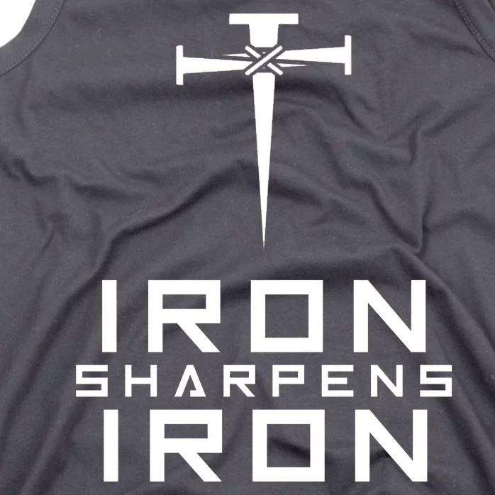 Iron Sharpens Iron Christian Faith Tank Top