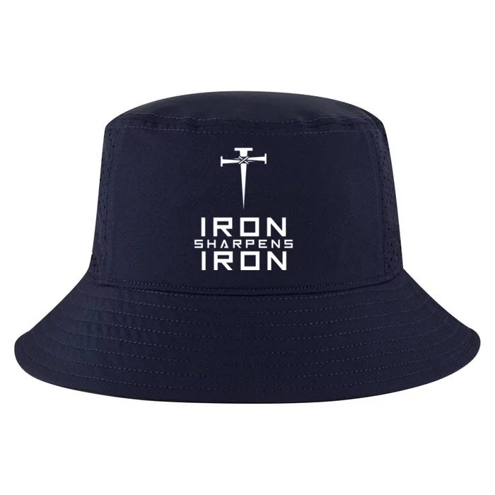 Iron Sharpens Iron Christian Faith Cool Comfort Performance Bucket Hat