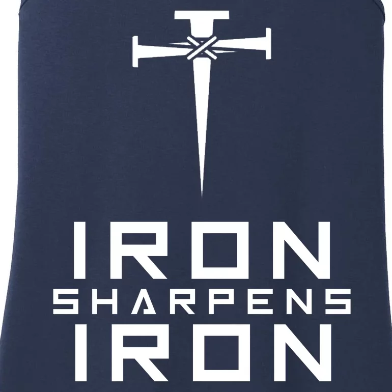 Iron Sharpens Iron Christian Faith Ladies Essential Tank