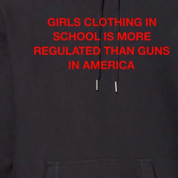 In School Is More Regulated Than Guns In America Premium Hoodie