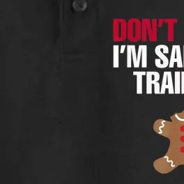 I'm Santa In Training Christmas Gingerbread Cookie Shirt Dry Zone Grid Performance Polo