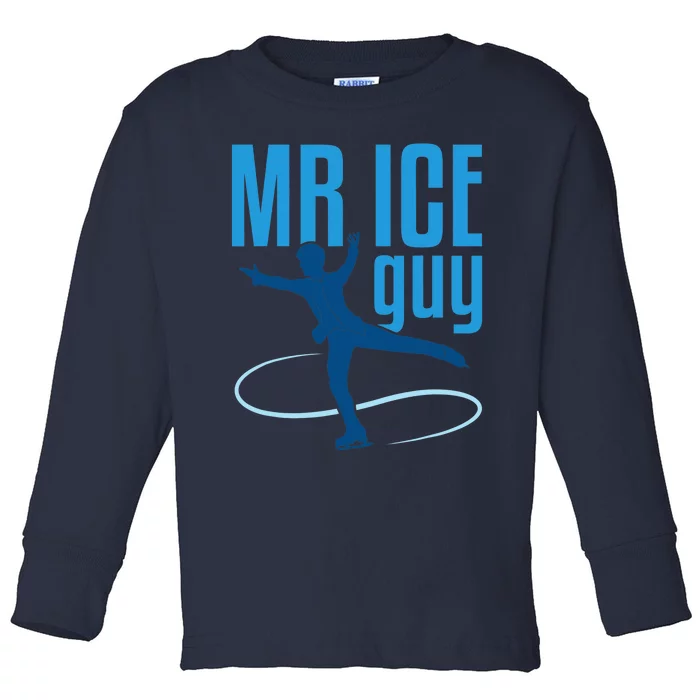 Ice Skater Toddler Long Sleeve Shirt