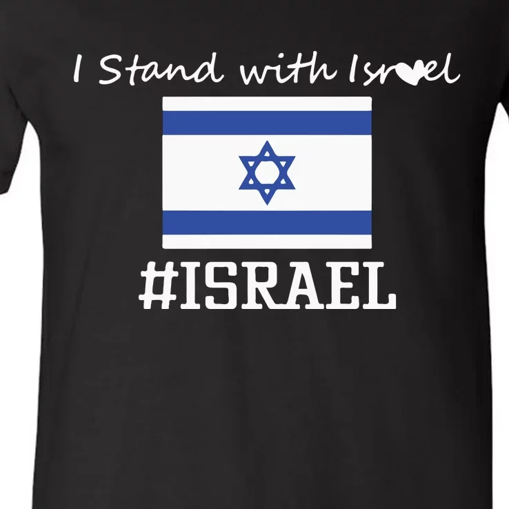 Israel Support Israel Stop War Support Israel No War Palestine V-Neck T-Shirt