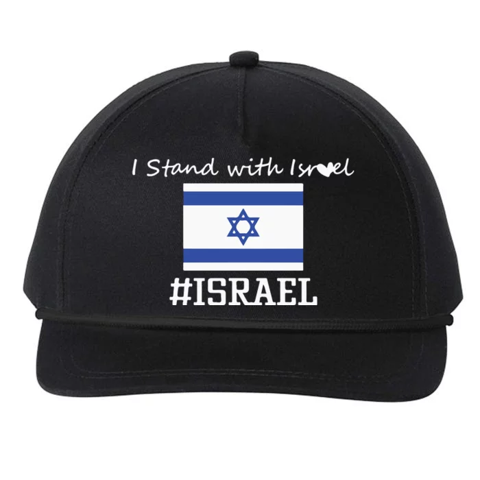 Israel Support Israel Stop War Support Israel No War Palestine Snapback Five-Panel Rope Hat