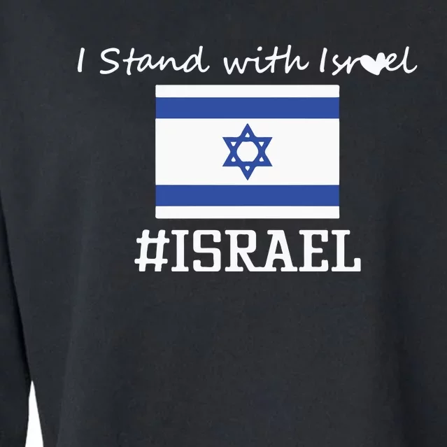 Israel Support Israel Stop War Support Israel No War Palestine Cropped Pullover Crew