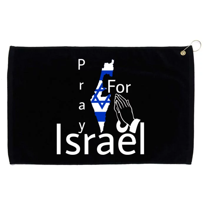 Israel Strong I Stand With Israel Usa Israeli Flag Support Grommeted Golf Towel