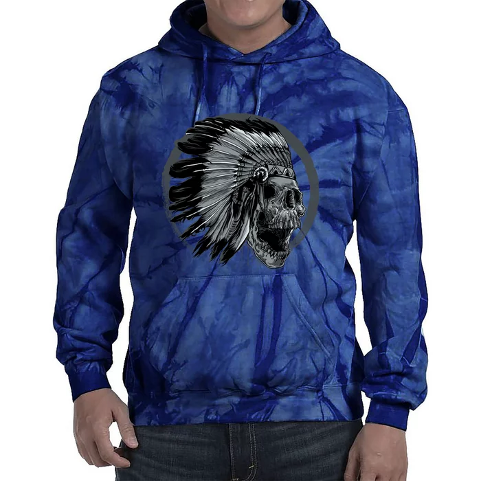 Indian Skull Tie Dye Hoodie