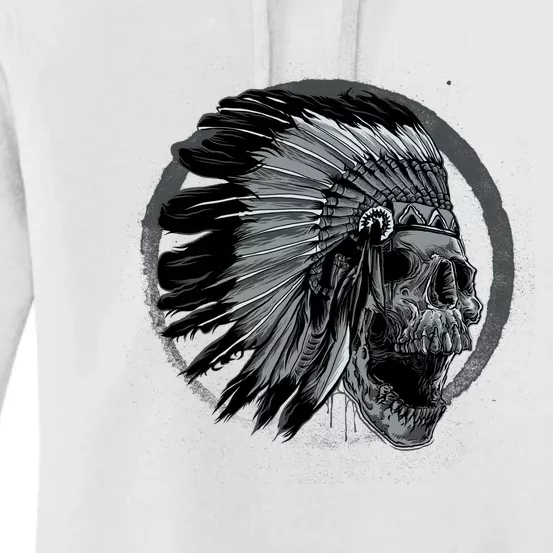 Indian Skull Women's Pullover Hoodie