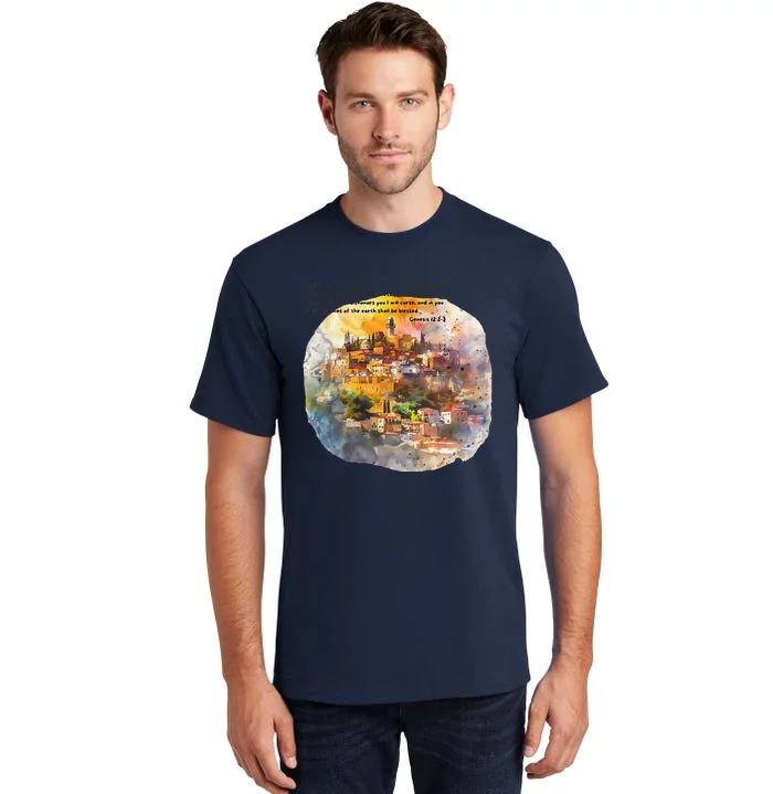 Israel Skyline Tall T-Shirt