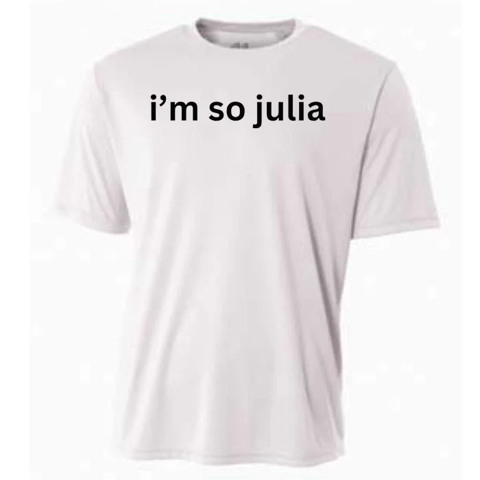 IM So Julia Green Design Funny IM So Julia Meme 2024 Cooling Performance Crew T-Shirt