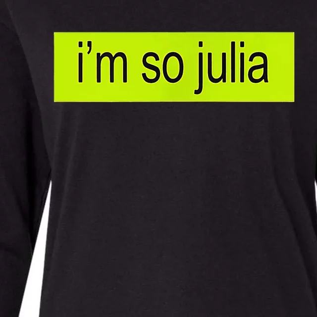 IM So Julia Womens Cotton Relaxed Long Sleeve T-Shirt