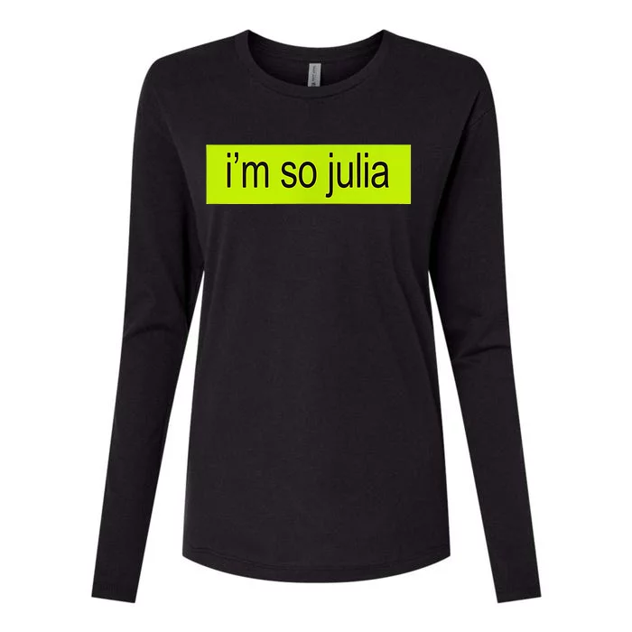 IM So Julia Womens Cotton Relaxed Long Sleeve T-Shirt