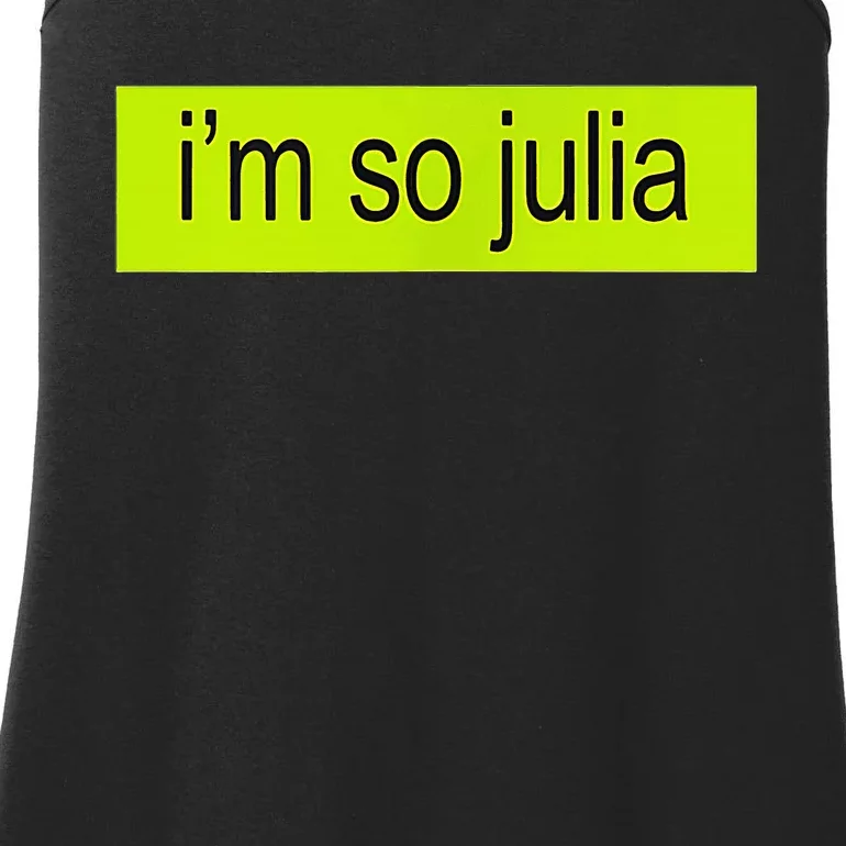 IM So Julia Ladies Essential Tank