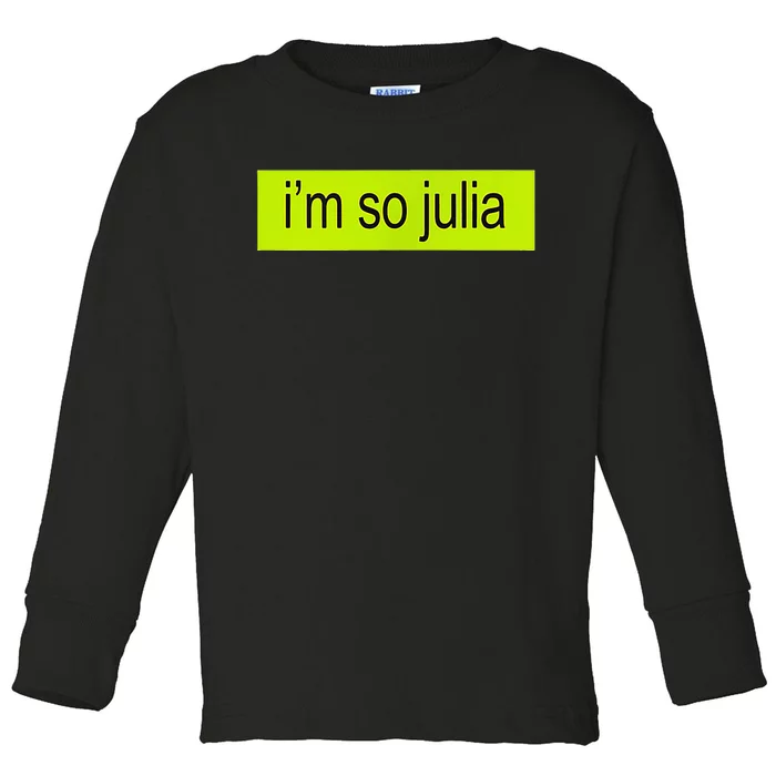 IM So Julia Toddler Long Sleeve Shirt