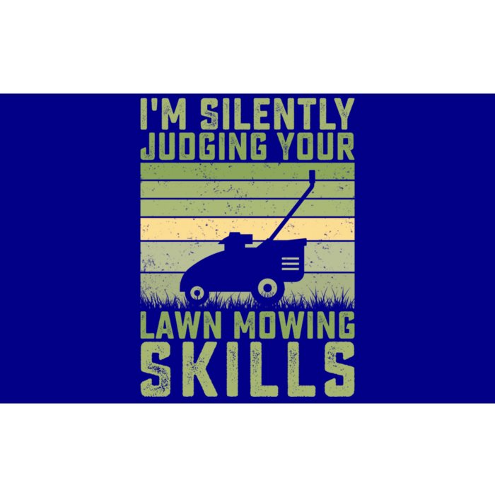 Im Silently Judging Your Mowing Skills Lawn Mowing Gardener Cute Gift Bumper Sticker