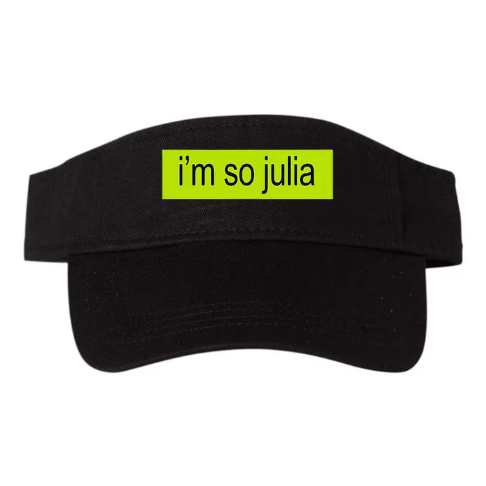 IM So Julia Brat Valucap Bio-Washed Visor