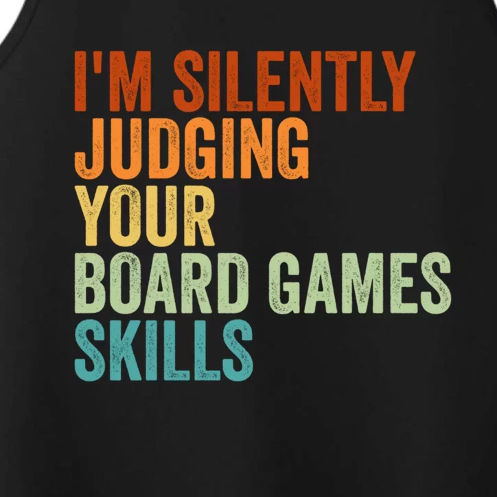 Im Silently Judging Your Board Games Skills Great Gift Performance Tank