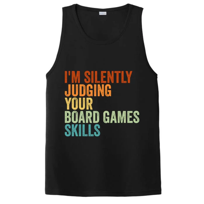 Im Silently Judging Your Board Games Skills Great Gift Performance Tank