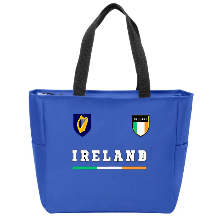 Ireland Sportsoccer Jersey Flag Football Dublin Tank Top Zip Tote Bag