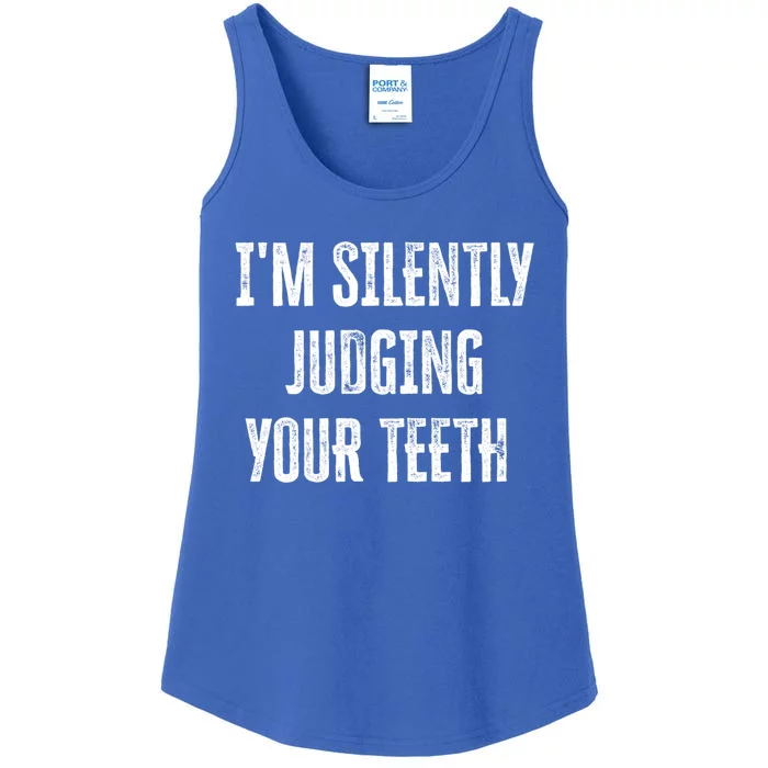 IM Silently Judging Your Th Funny Gift Ladies Essential Tank