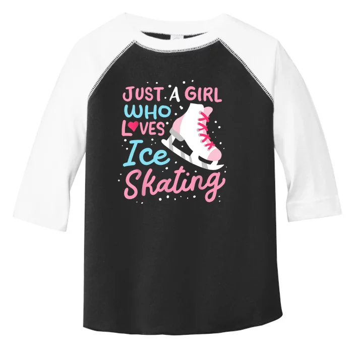 Ice Skating Just A Girl Who Loves Ice Skating Toddler Fine Jersey T-Shirt