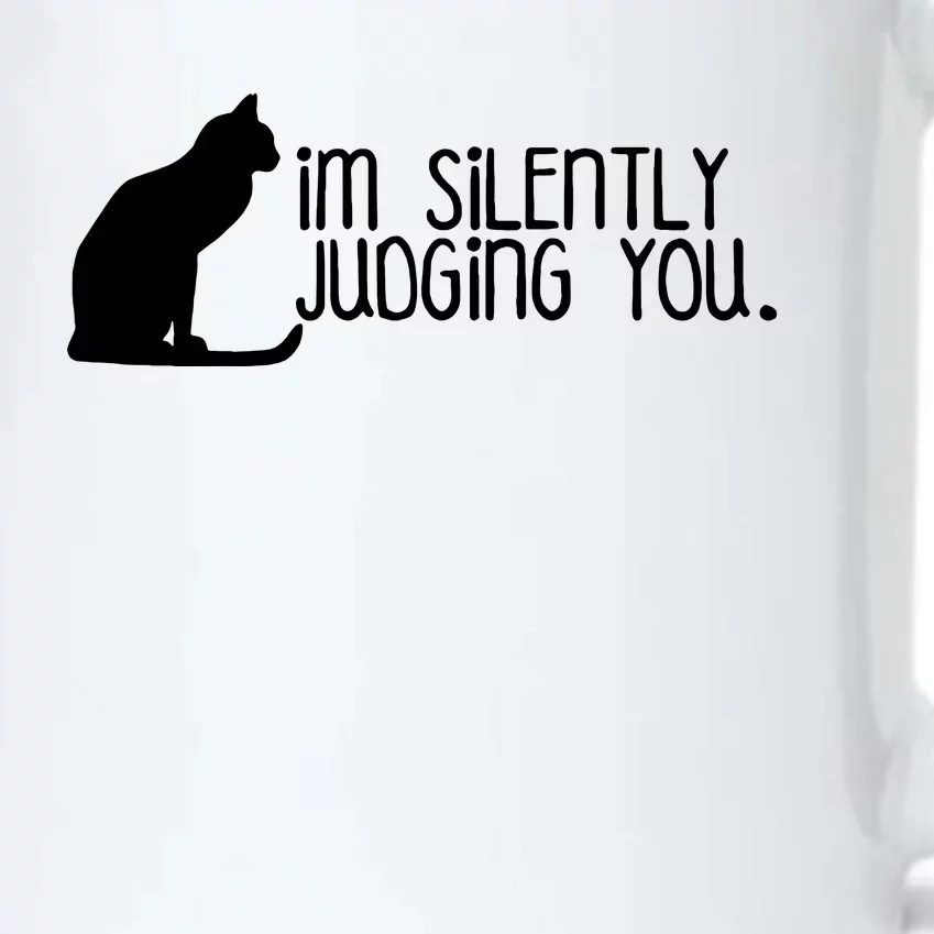 IM Silently Judging You Black Color Changing Mug