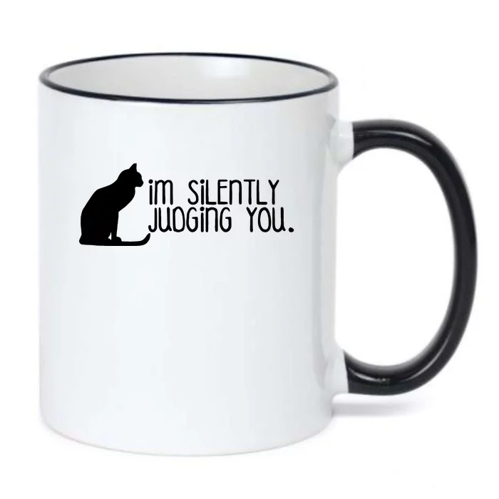 IM Silently Judging You Black Color Changing Mug