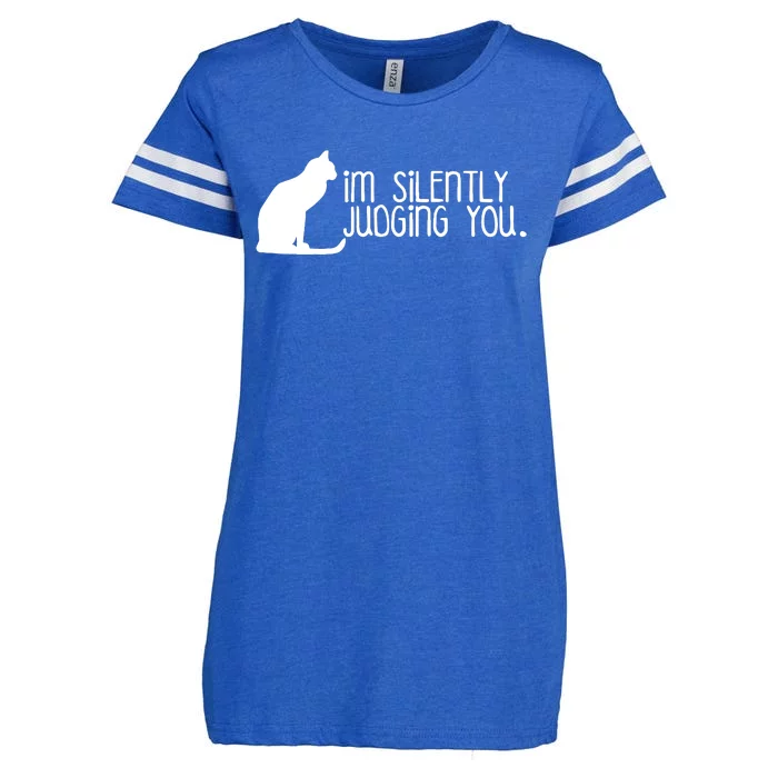 IM Silently Judging You Enza Ladies Jersey Football T-Shirt