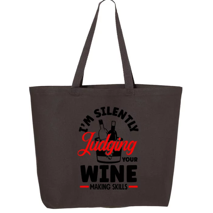 IM Silently Judging Your Wine 25L Jumbo Tote