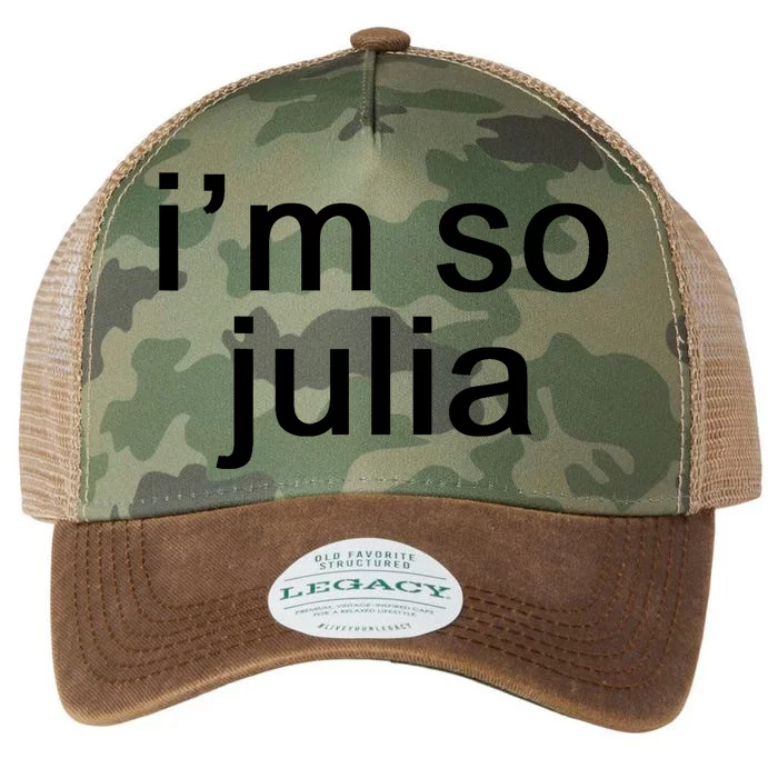 IM So Julia Funny Slang Sarcasm Fashion Statement Legacy Tie Dye Trucker Hat