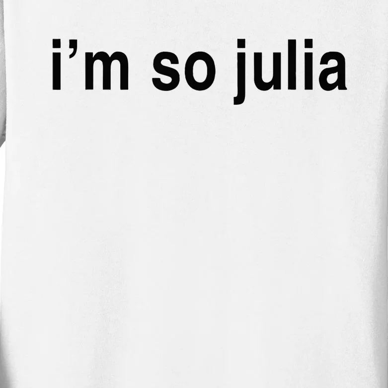 IM So Julia Kids Long Sleeve Shirt