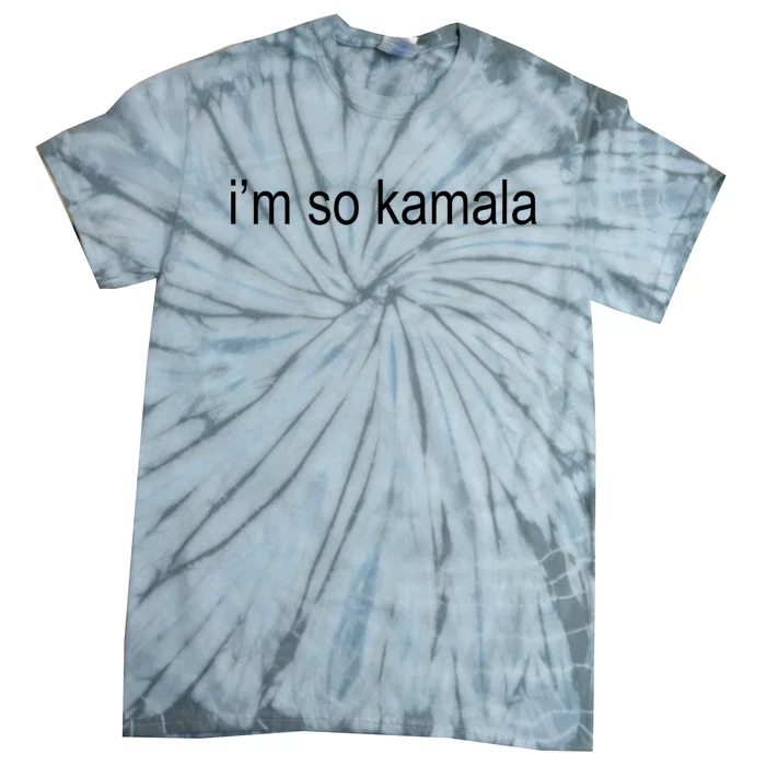 I’M So Kamala Brat Green Meme Gen Z Adult Tie-Dye T-Shirt