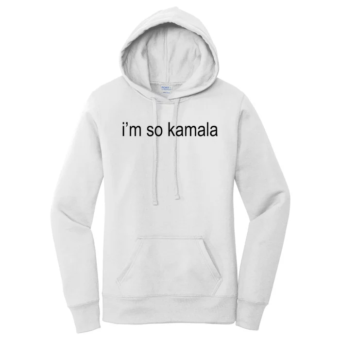 I’M So Kamala Brat Green Meme Gen Z Adult Women's Pullover Hoodie