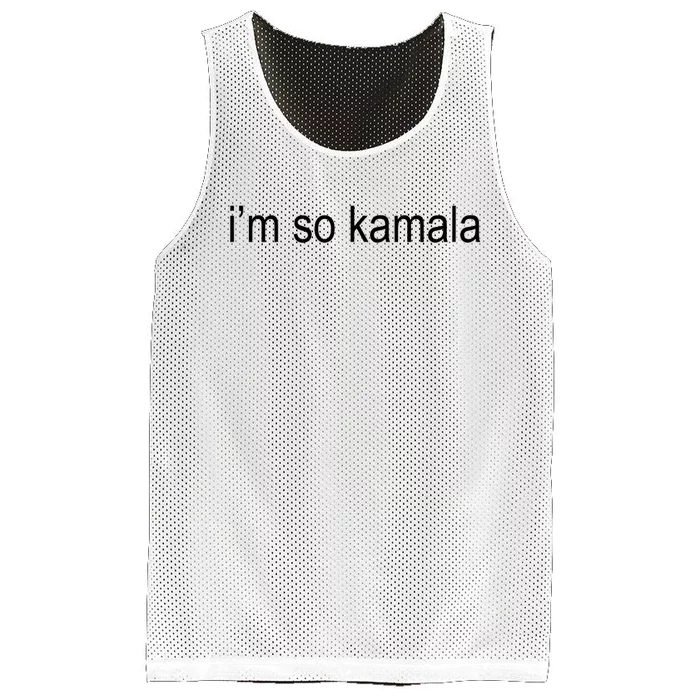 I’M So Kamala Brat Green Meme Gen Z Adult Mesh Reversible Basketball Jersey Tank