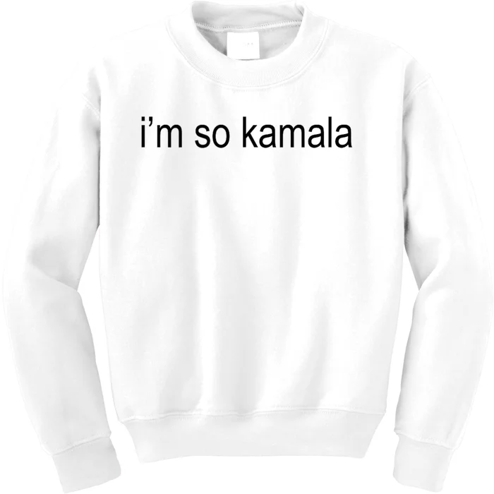 I’M So Kamala Brat Green Meme Gen Z Adult Kids Sweatshirt