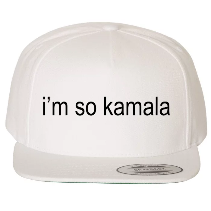 I’M So Kamala Brat Green Meme Gen Z Adult Wool Snapback Cap