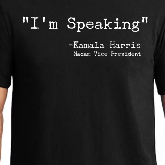 I’M Speaking Kamala Harris Madam Vice President Gift Pajama Set