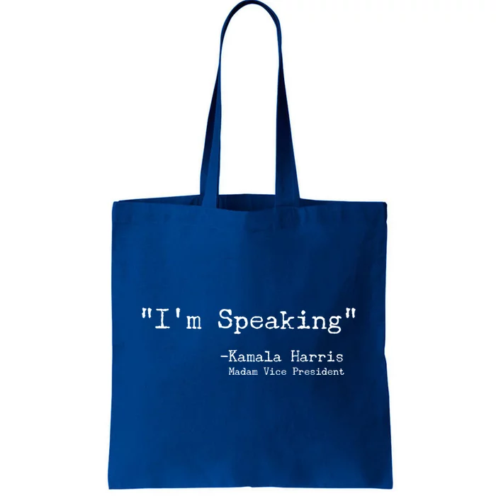 I’M Speaking Kamala Harris Madam Vice President Gift Tote Bag