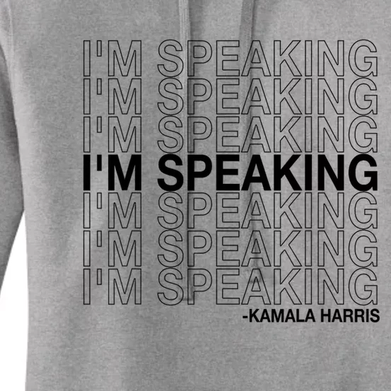 IM Speaking Kamala Harris Funny Vice Presidential Debate Women's Pullover Hoodie