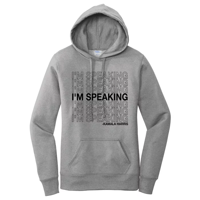 IM Speaking Kamala Harris Funny Vice Presidential Debate Women's Pullover Hoodie