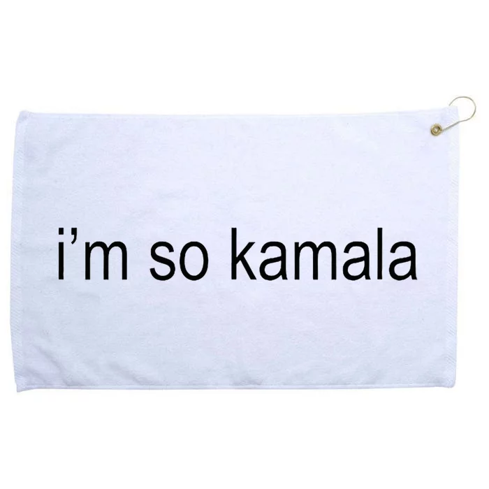 I’M So Kamala Brat Green Meme Gen Z Adult Grommeted Golf Towel