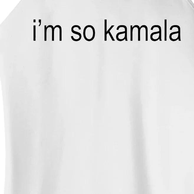 I’M So Kamala Brat Green Meme Gen Z Adult Women’s Perfect Tri Rocker Tank