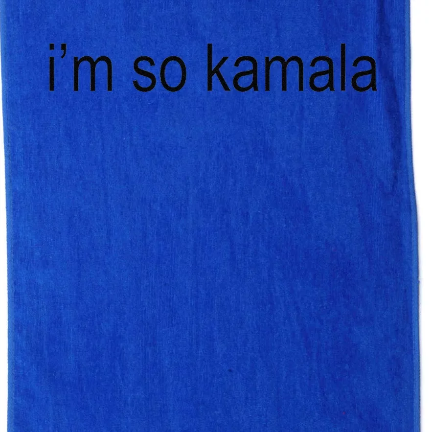 I’M So Kamala Brat Green Meme Gen Z Platinum Collection Golf Towel