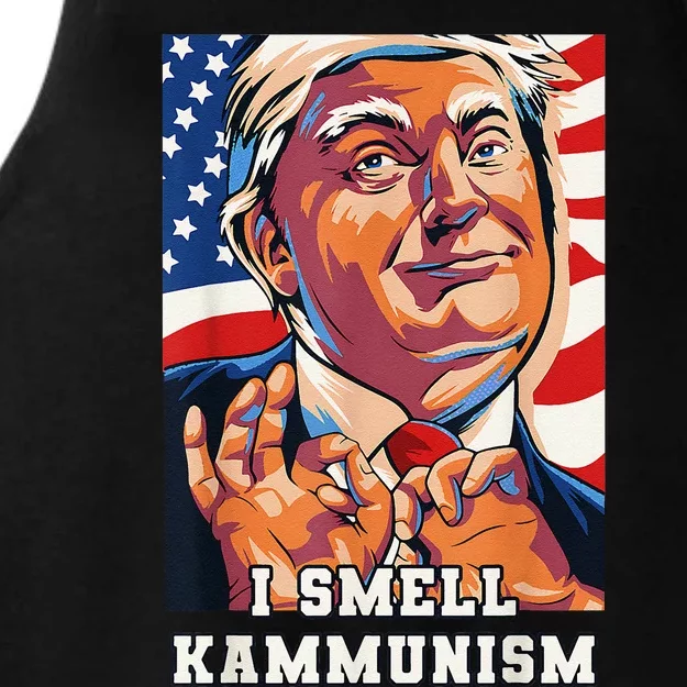 I Smell Kammunism Harris Funny Communism Harris 2024 Ladies Tri-Blend Wicking Tank