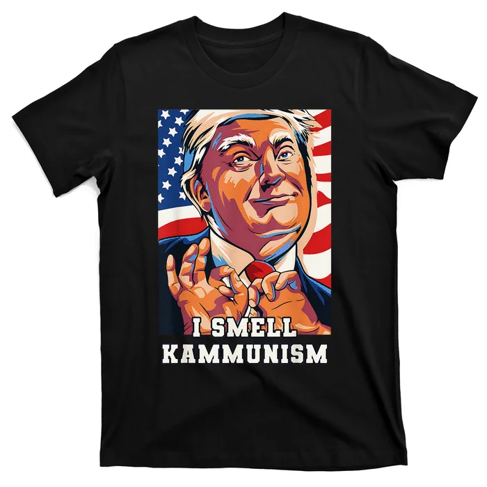 I Smell Kammunism Harris Funny Communism Harris 2024 T-Shirt